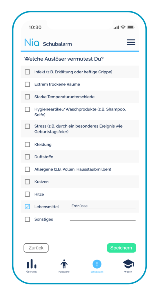 Neurodermitis Tagebuch Nia