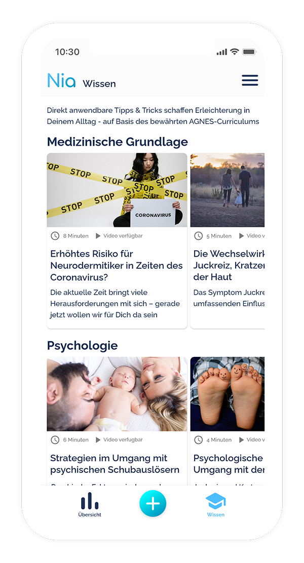 Nia App Wissen